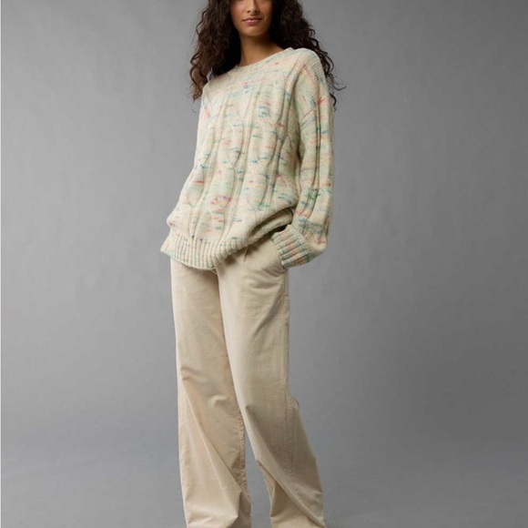 American Eagle Whoa So Soft Cable Knit Sweater - Picture 3 of 8